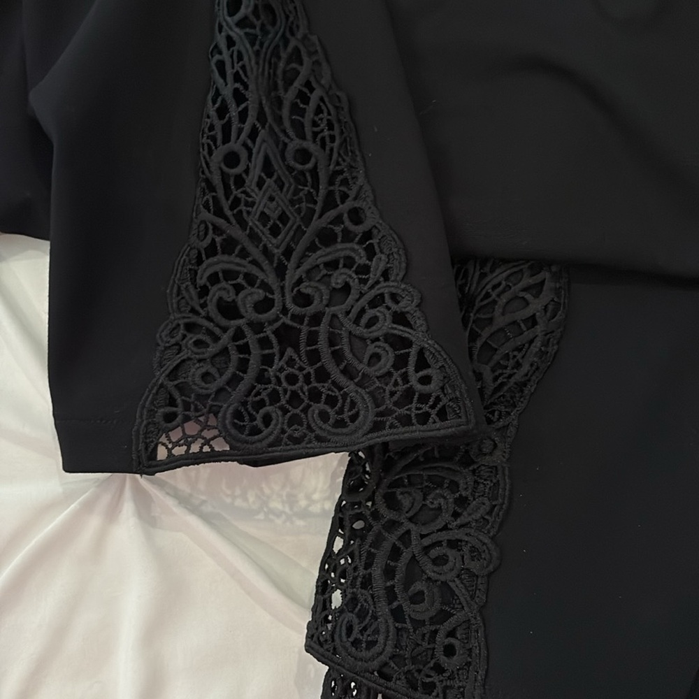 EUC Ann Taylor 2 pc Black Pant Set size XL - Picture 8 of 9